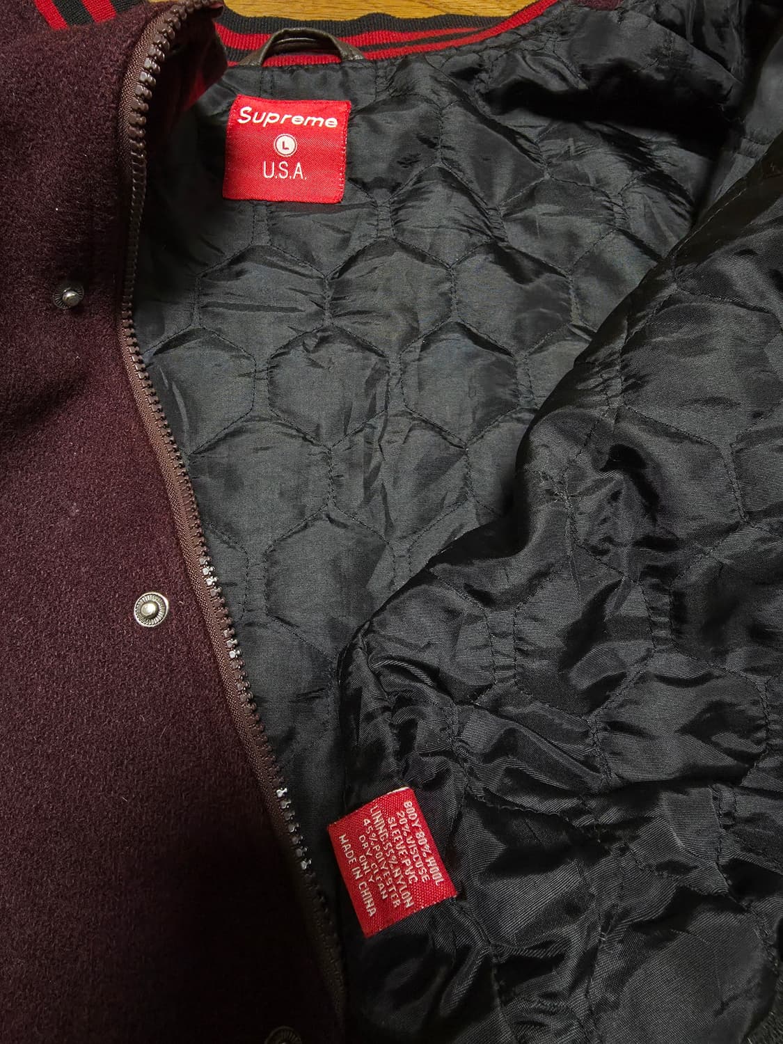 슈프림 90년대 바시티 스타디움 자켓 상품이미지6