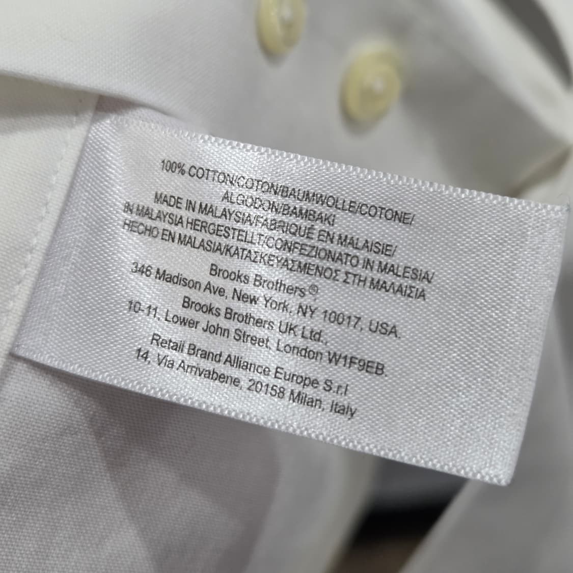 브룩스브라더스 버튼다운 드레스셔츠 15.5 상품이미지3