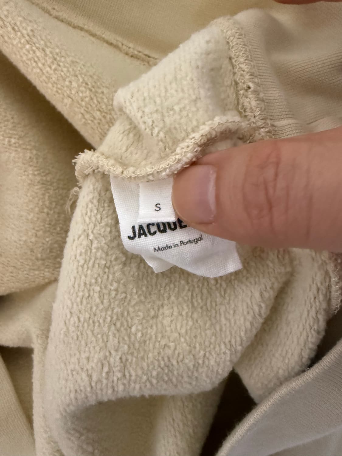 Jacquemus Hoodie Light beige 자크뮈스 후디 상품이미지3