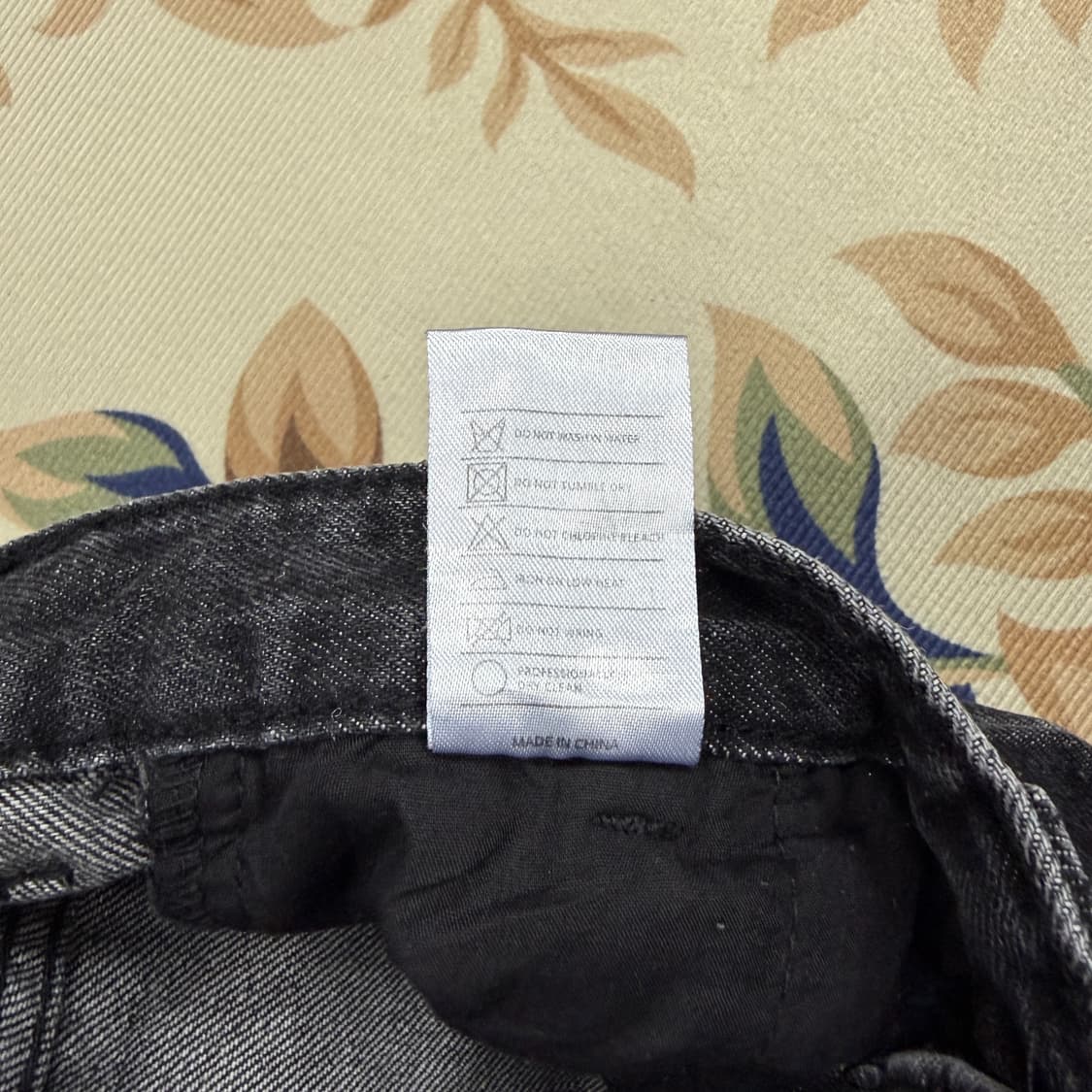 (1)디미트리 블랙 Dimitriblack 흑청 카고데님팬츠 상품이미지5