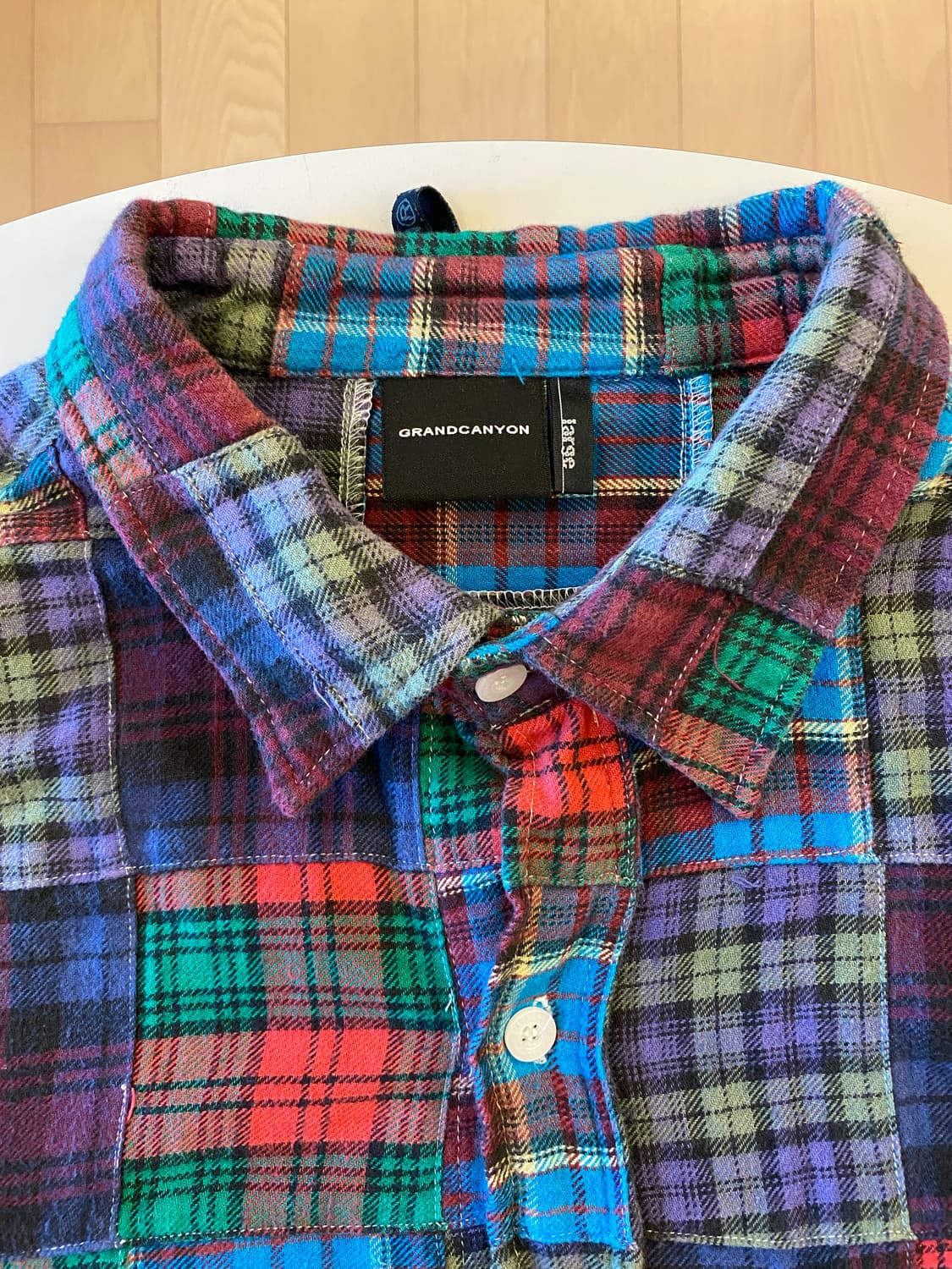 그랜드캐니언 2000s 패치워크 셔츠 디아프바인 바잉 일본 브랜드 상품이미지4