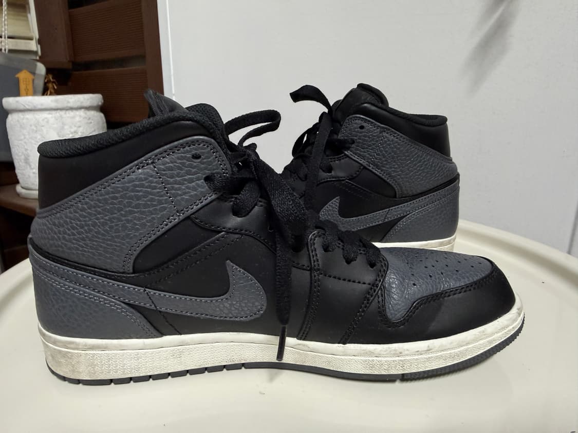 나이키 에어 조던 1 하이 블랙/회색 260mm 상품이미지8