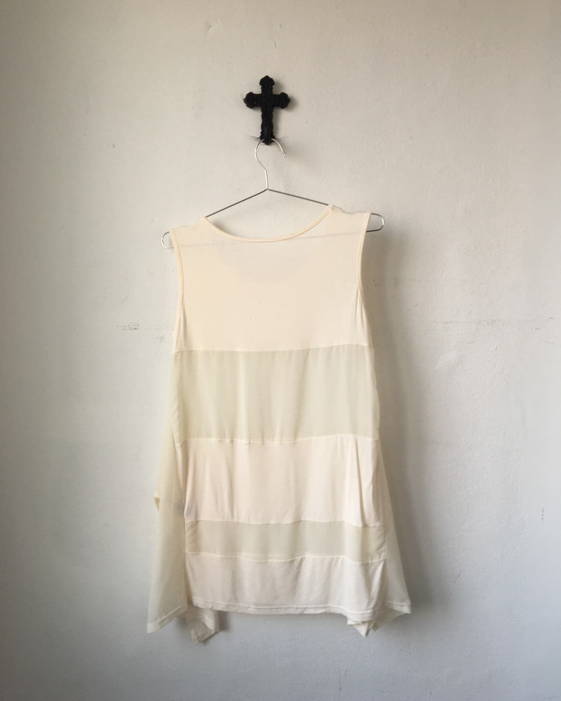 Unbalanced pattern sleeveless 상품이미지3