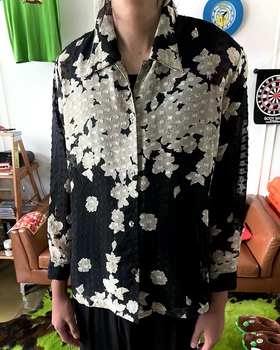 Barrier House Japan Floral Old Shirt 상품이미지2