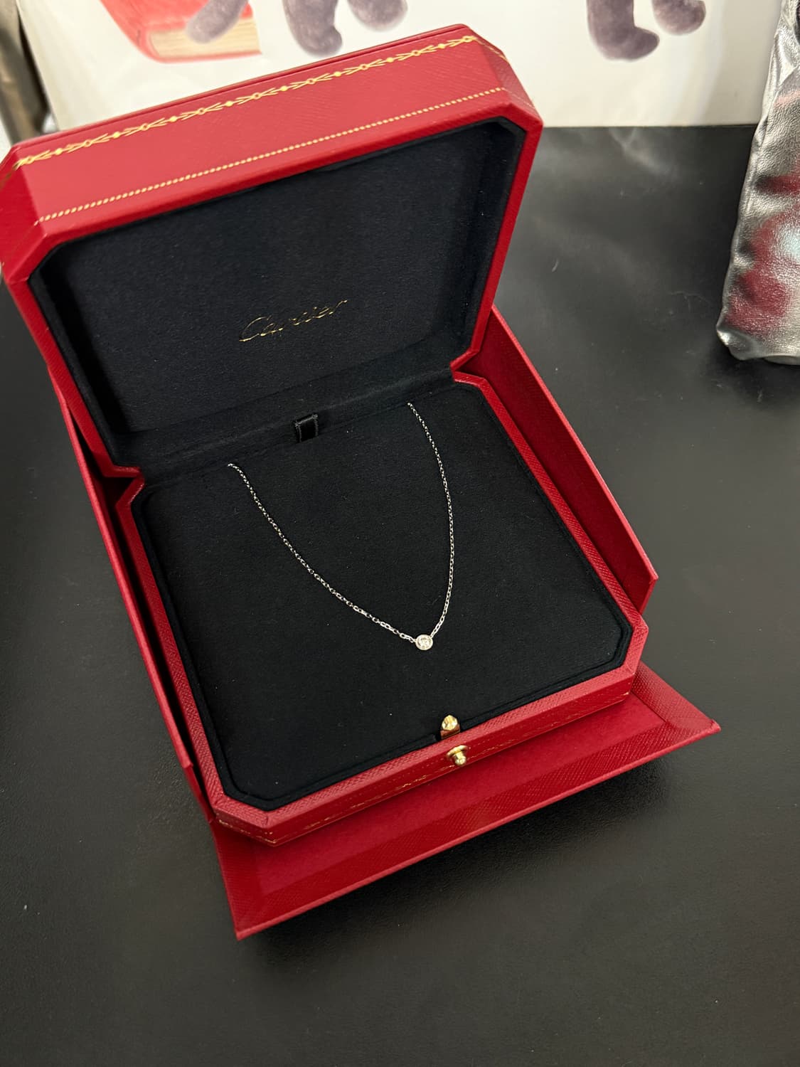 까르띠에 다무르 다이아몬드 목걸이 화이트 골드 스몰 상품이미지4