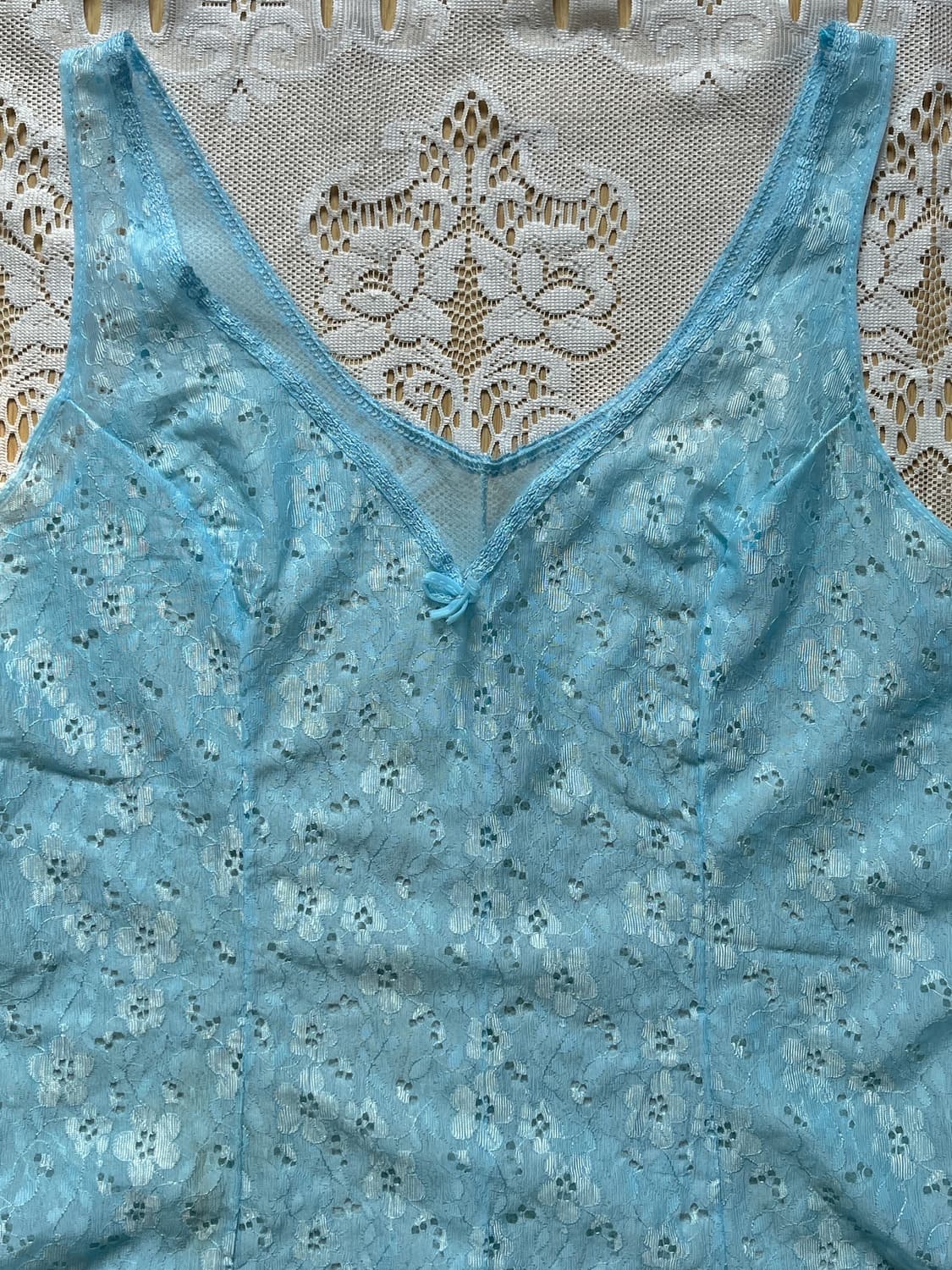 sky blue slip dress 상품이미지4
