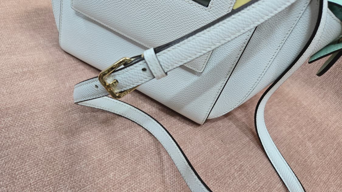 루이까또즈(LOUIS QUATORZE) 토트백 숄더백 민트  상태최상 상품이미지7