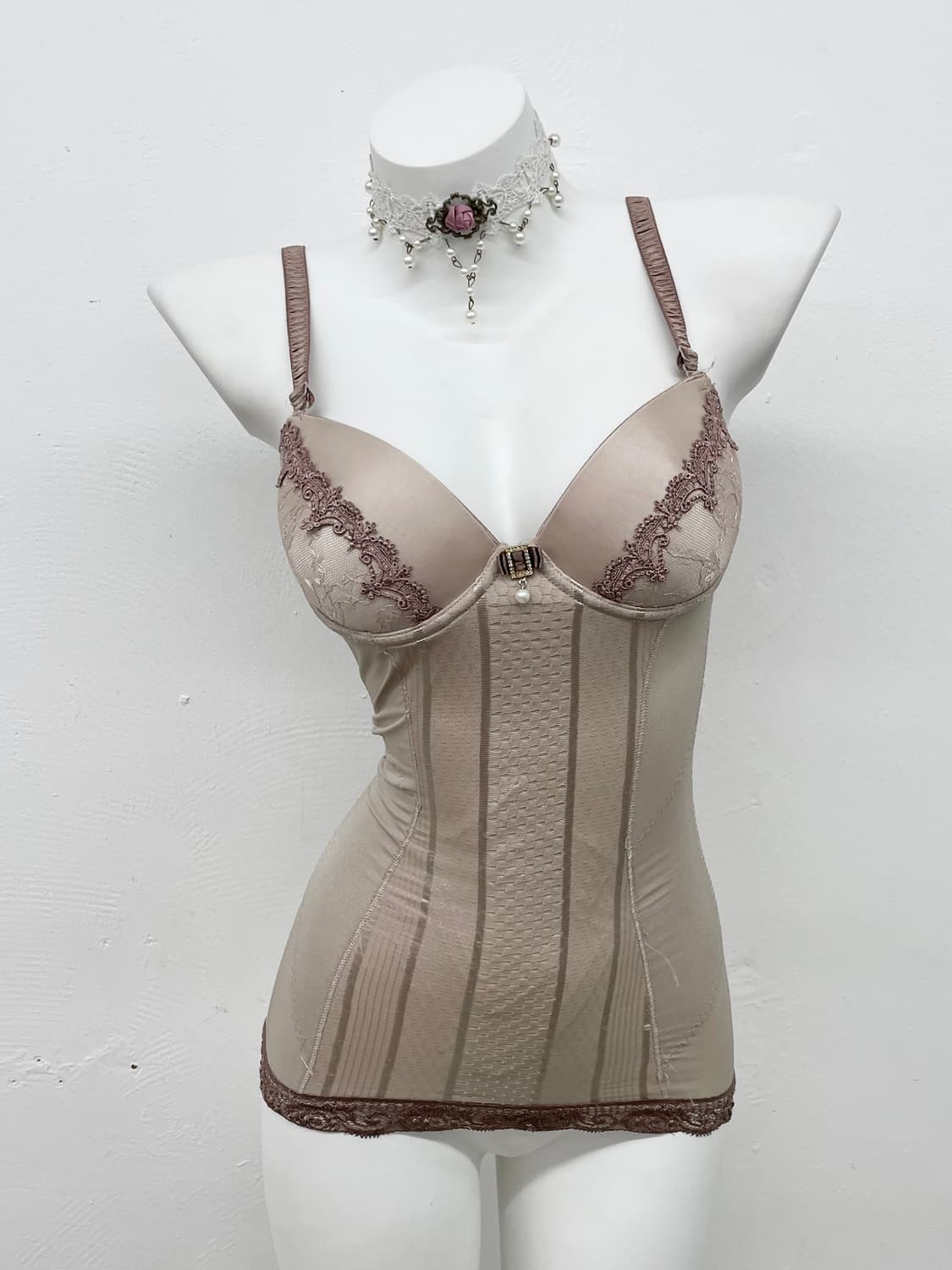 페어리 모카 레이스 코르셋 상품이미지1
