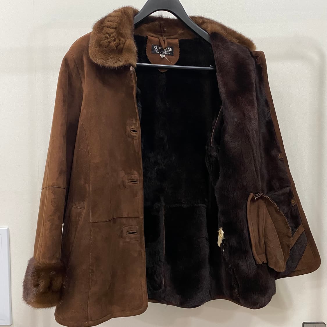 금강제화 양가죽 양털 무스탕 상품이미지6