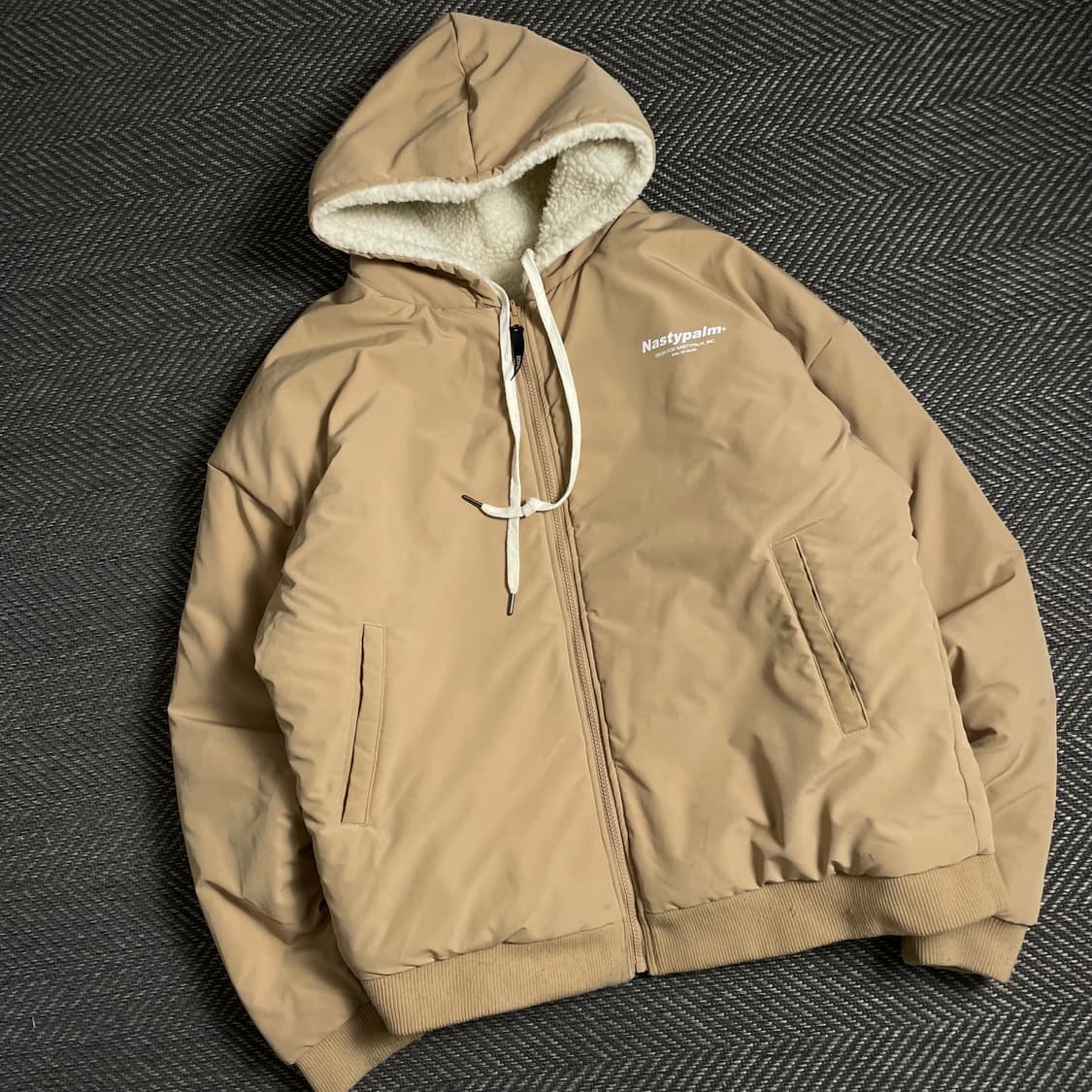 네스티 팜 플리스 리버시블 후드 자켓y 4846 상품이미지1