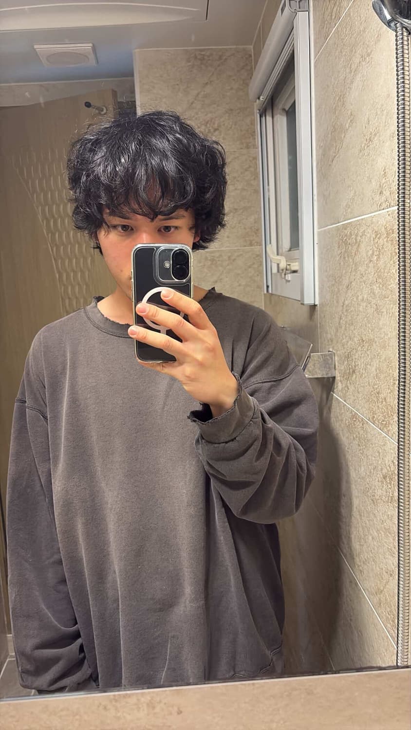 90‘s 디스트레스드 블랭크 스웻셔츠 상품이미지1