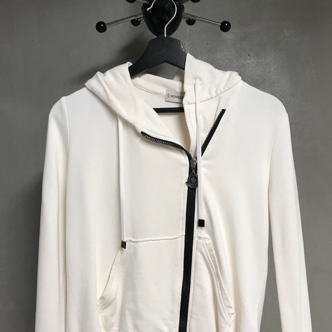 몽클레어 화이트 후드 집업 S(W) 상품이미지2