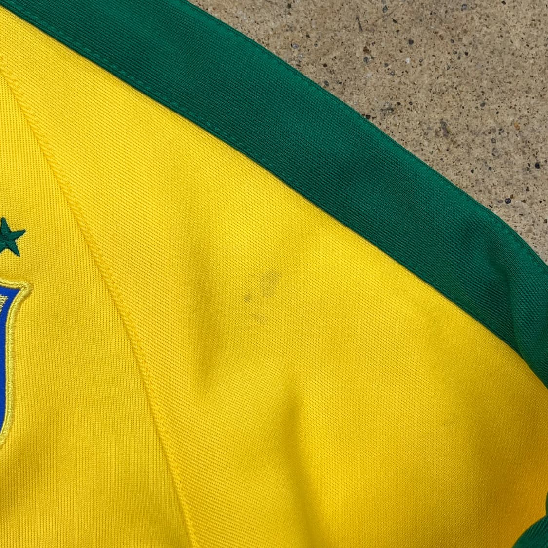 [정품/70] 나이키 브라질 축구 국가대표팀 트랙 자켓 옐로우 b17 상품이미지8