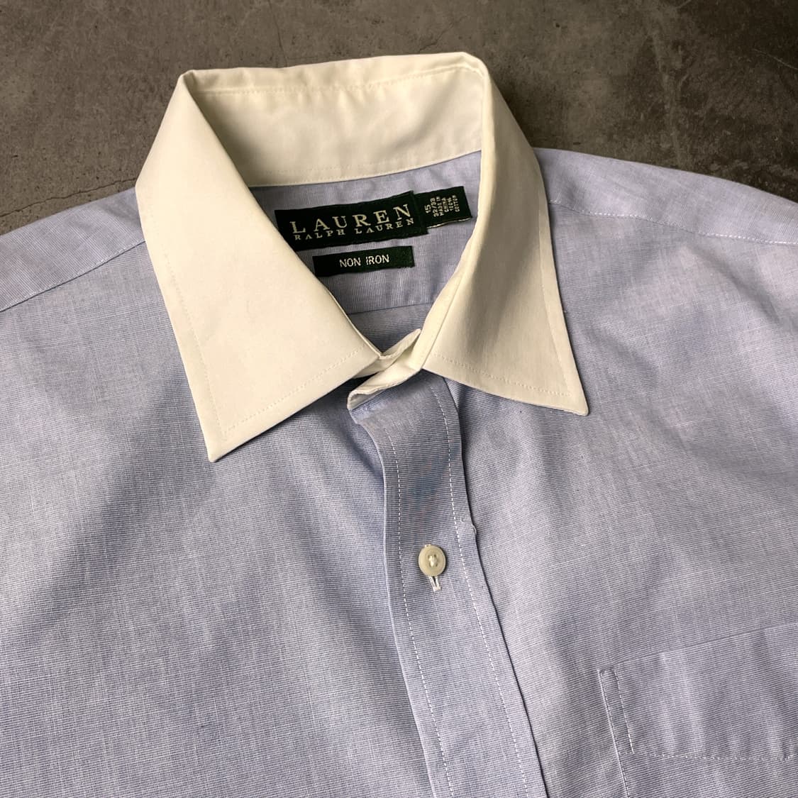 RALPH LAUREN 랄프로렌 빈티지 화이트 커프스 셔츠 상품이미지2