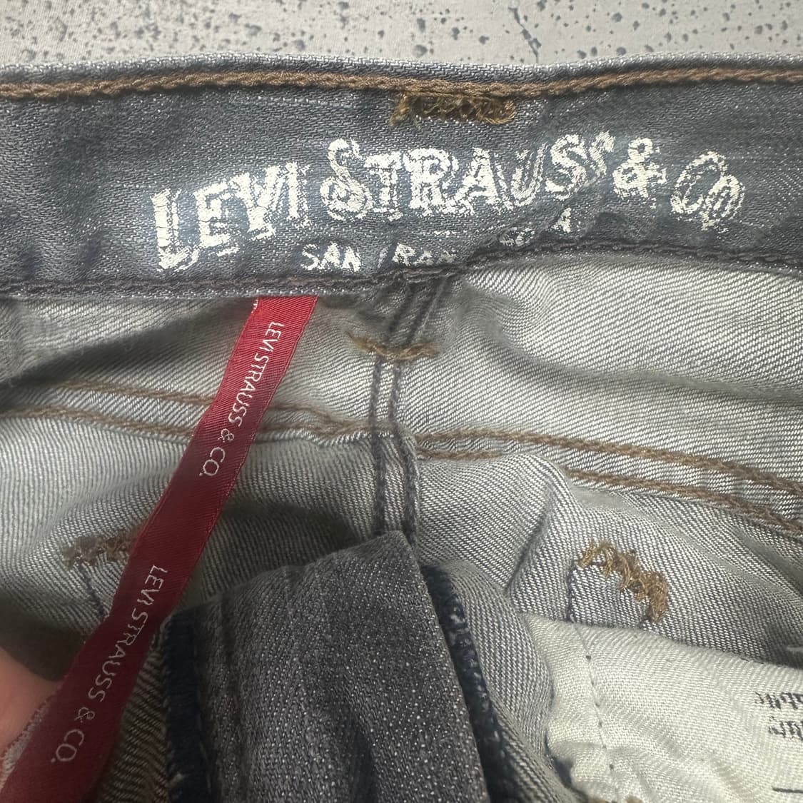 ✨ (바배) 리바이스 504 데님 팬츠 상품이미지4