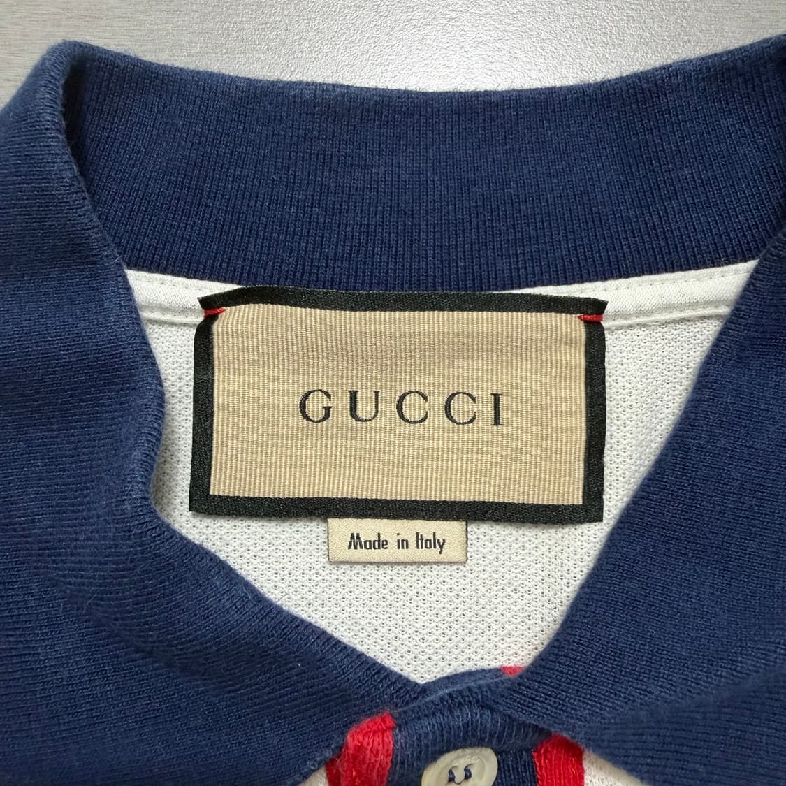 구찌 인터로킹 코튼 PK 폴로넥 반팔 상품이미지5