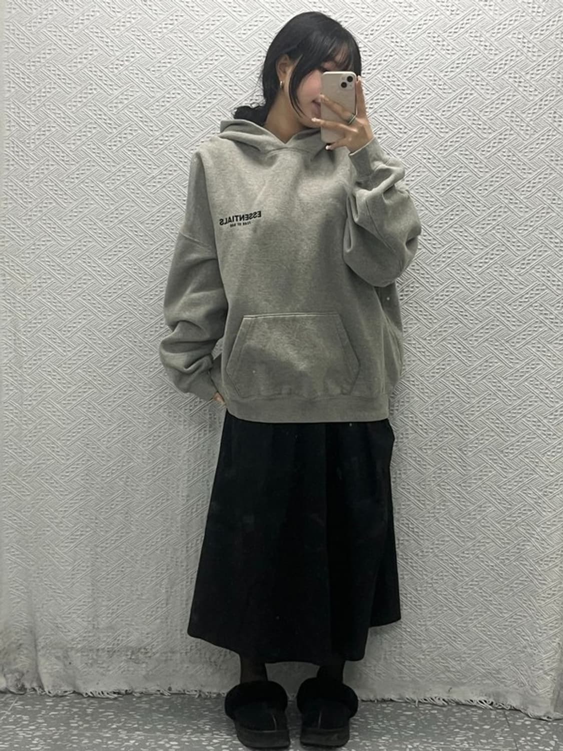 피어오브갓 에센셜 캐주얼 기모 후드티 110 C06398 상품이미지2