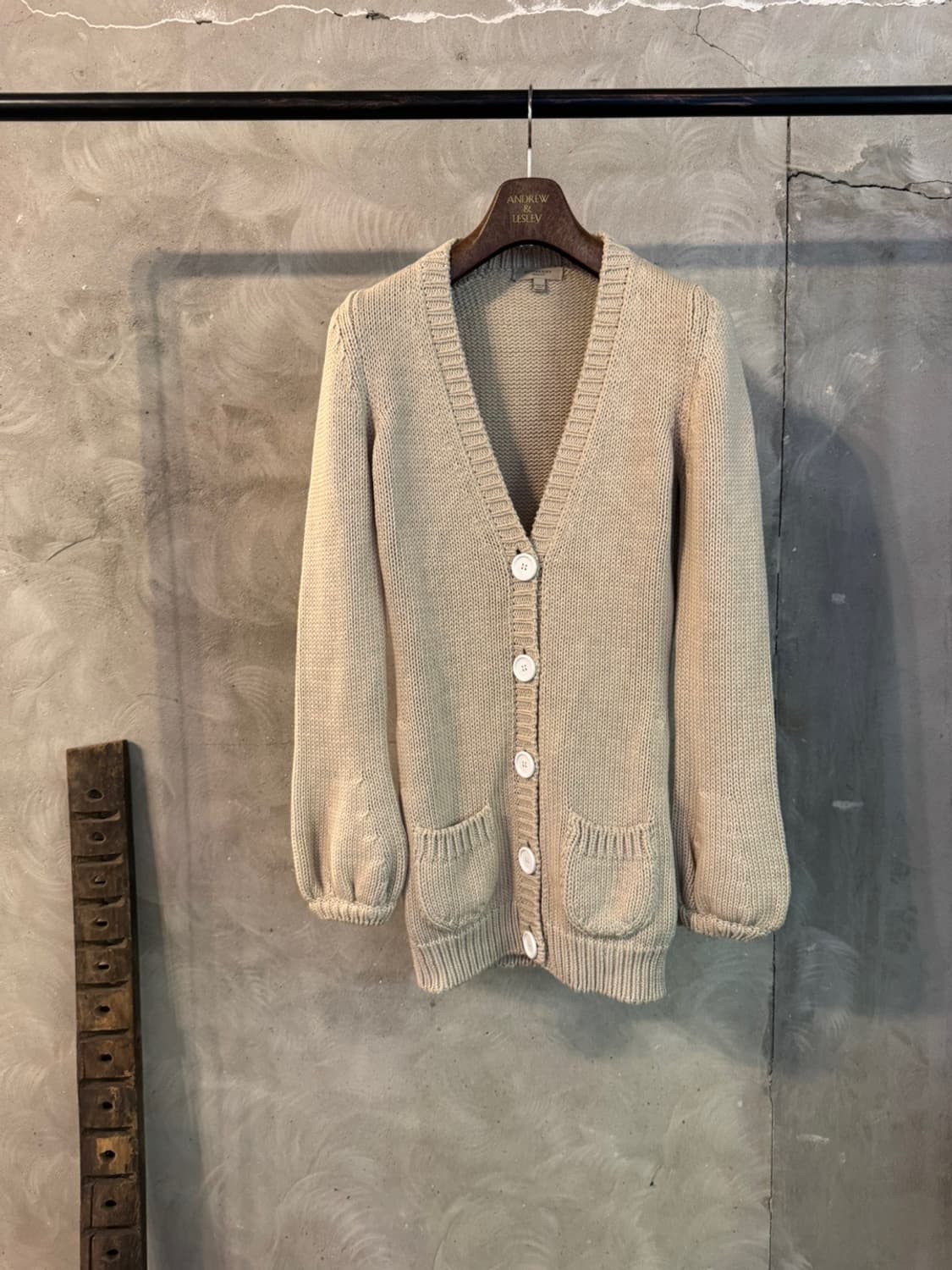 버버리 롱가디건 66~77 상품이미지1