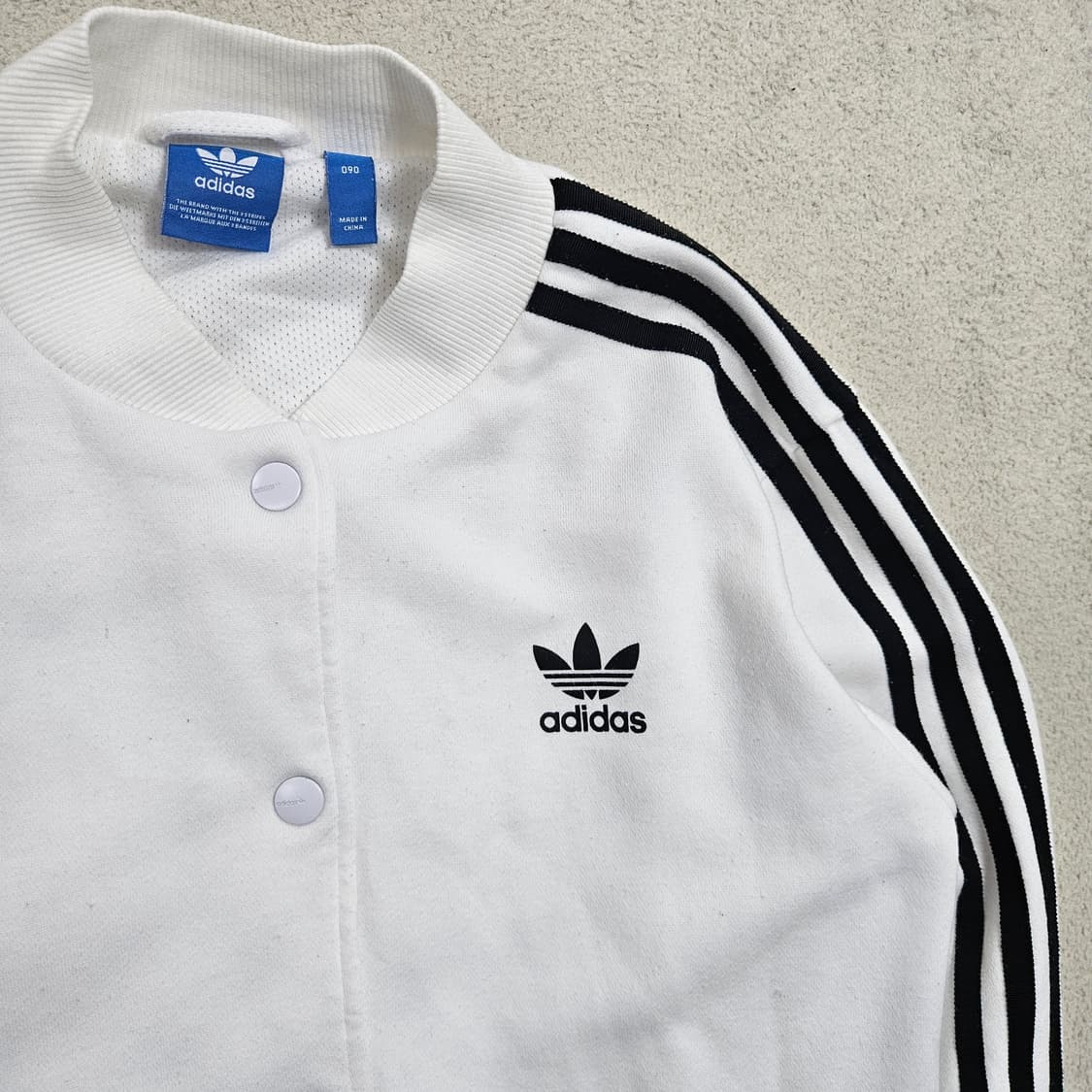 아디다스 봄버 트랙 자켓 90 화이트 상품이미지3