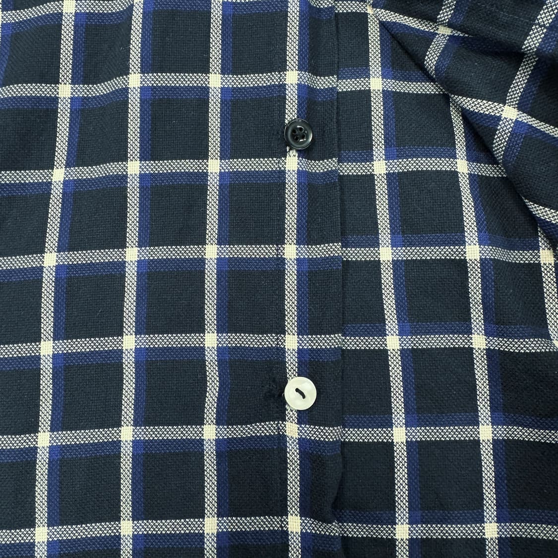 90s 타미힐피거 월계수 체크 셔츠 (L)   상품이미지4