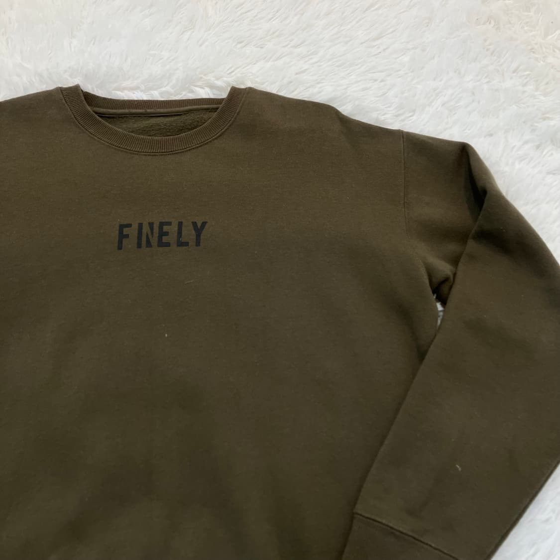 빈티지 싱크 카키 맨투맨 y2k 스트릿 갸루 펑키 일본빈티지735 fab 상품이미지3