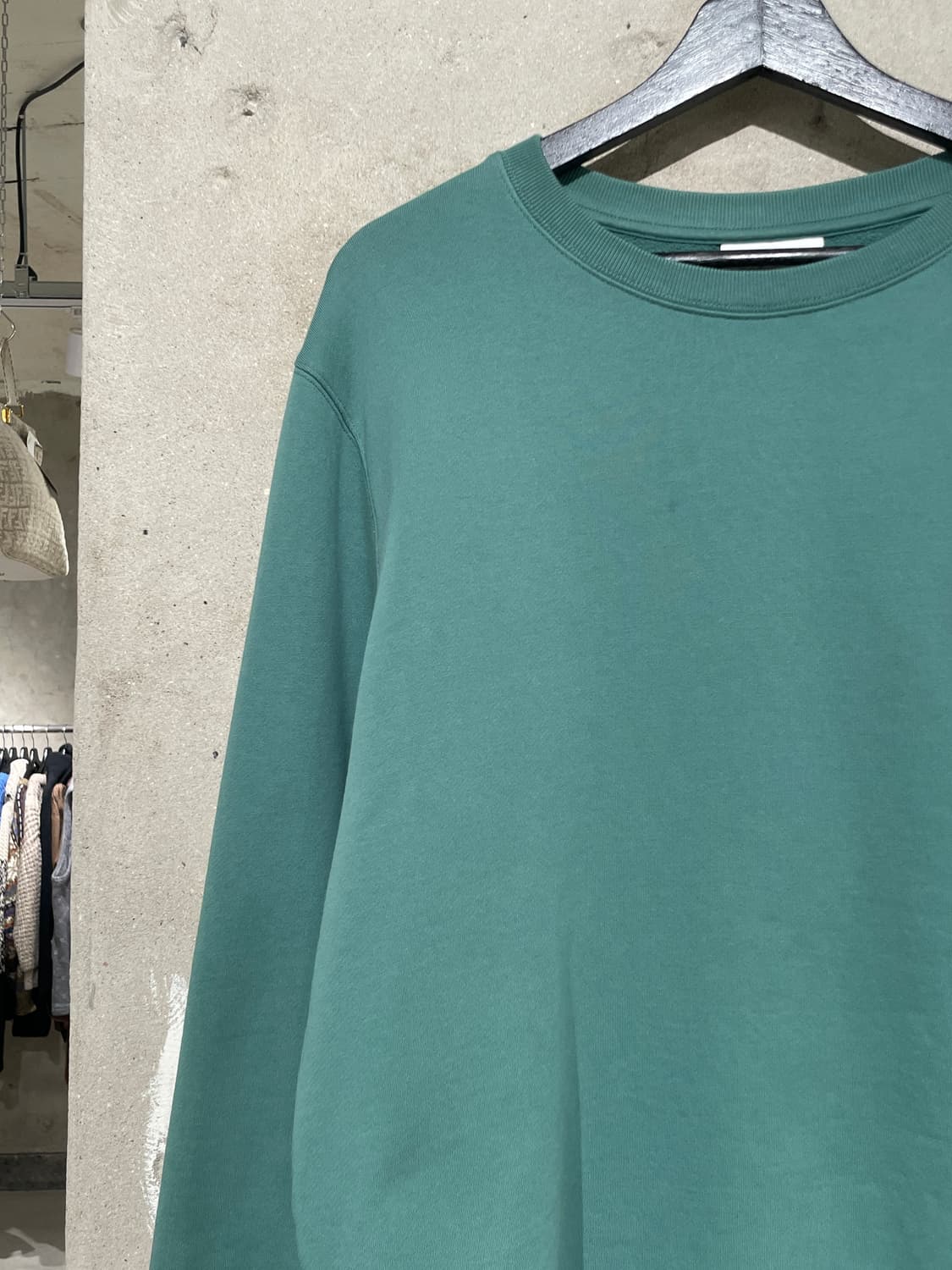 메종 키츠네 라이트 그린 폭스 헤드 레귤러 스웻 셔츠 상품이미지2