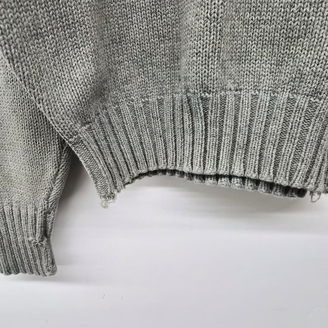 폴로 랄프로렌 그레이 빈티지 니트 스웨터 남성 M 상품이미지5