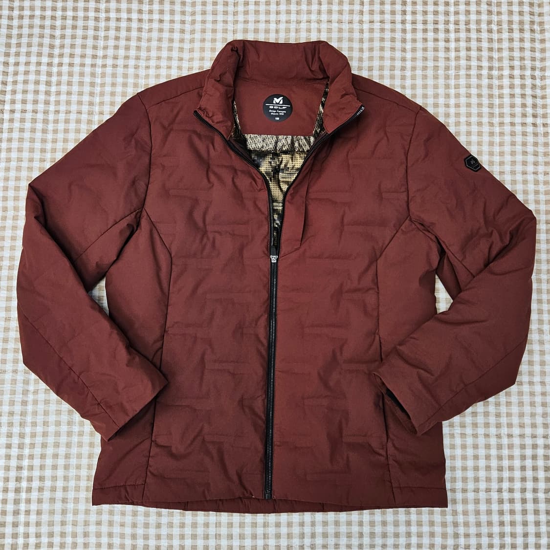 밀레 골프웨어 거위털 경량패딩 남자100~105 상품이미지2