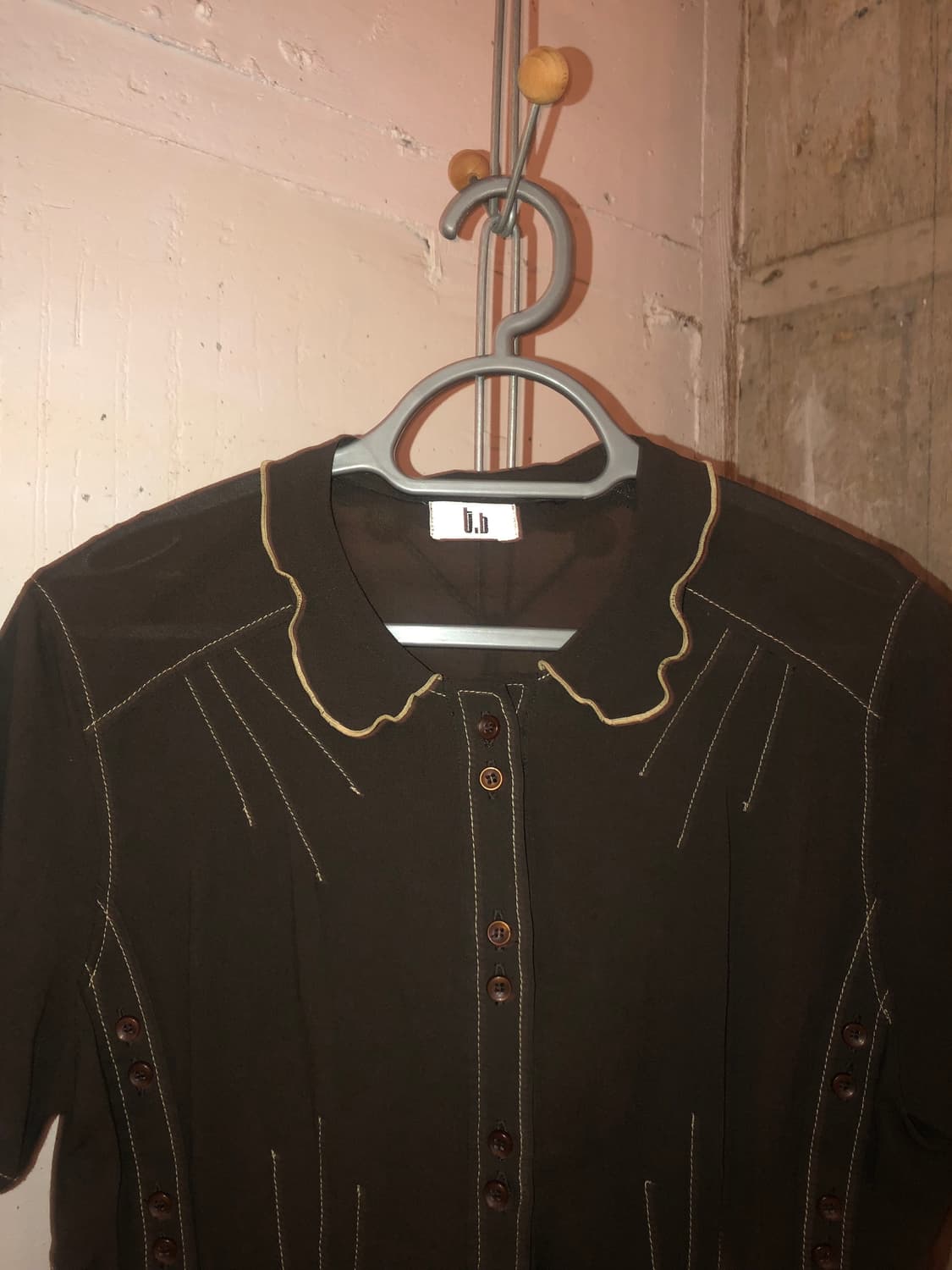 t.b Teresa van Buren Silk Button Blouse 상품이미지4