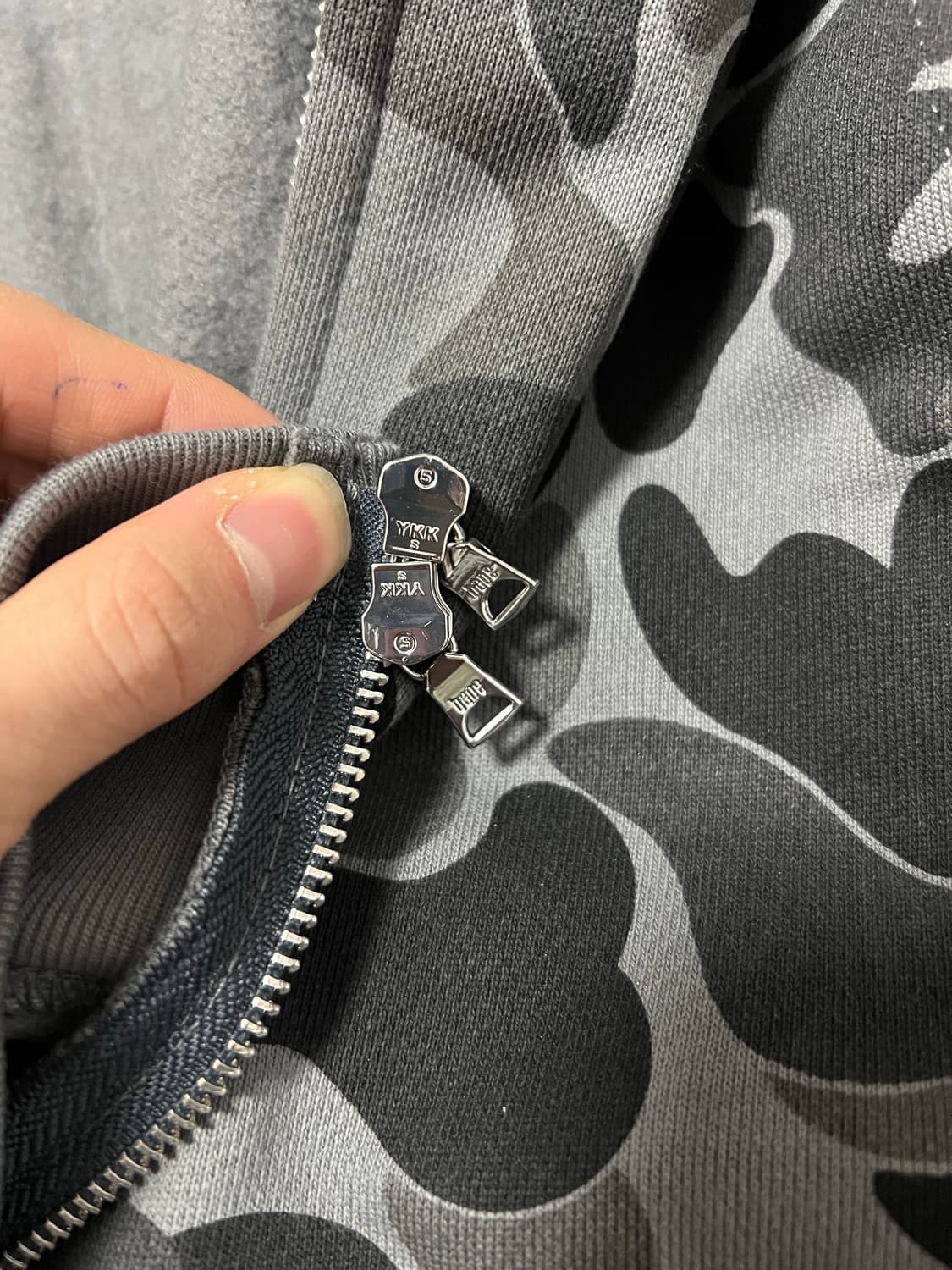 베이프 후드집업 / L 그레이 상품이미지4