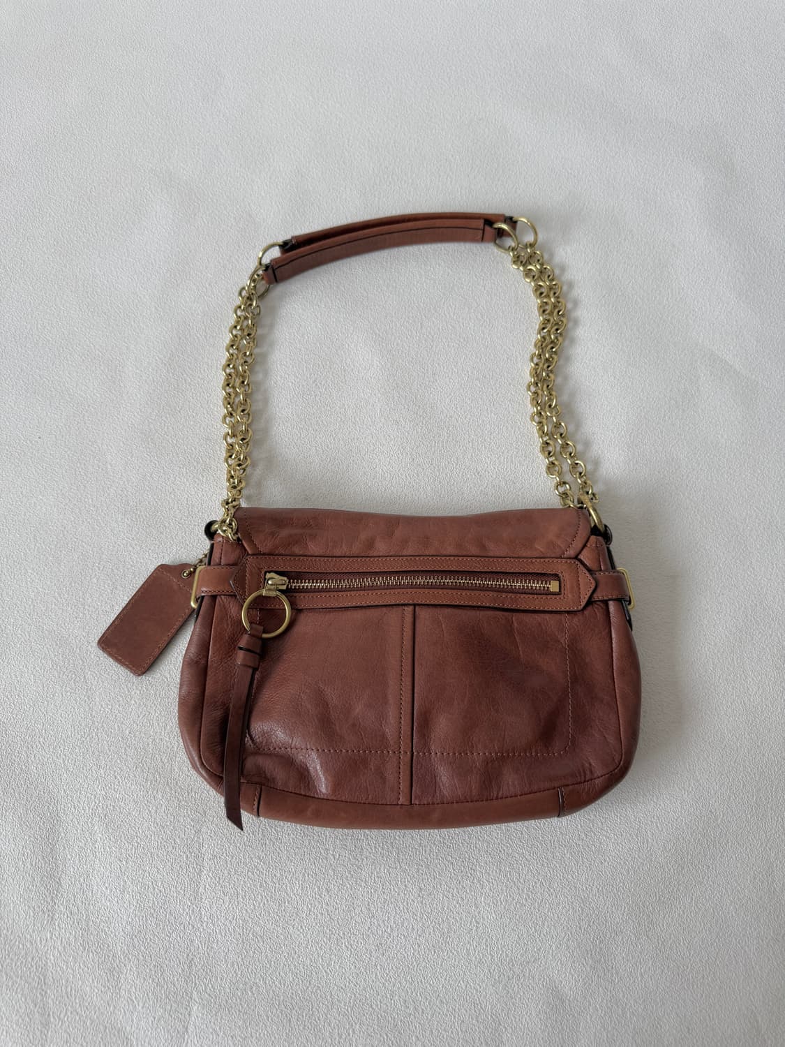 코치(COACH) 레더 체인 숄더백 상품이미지6