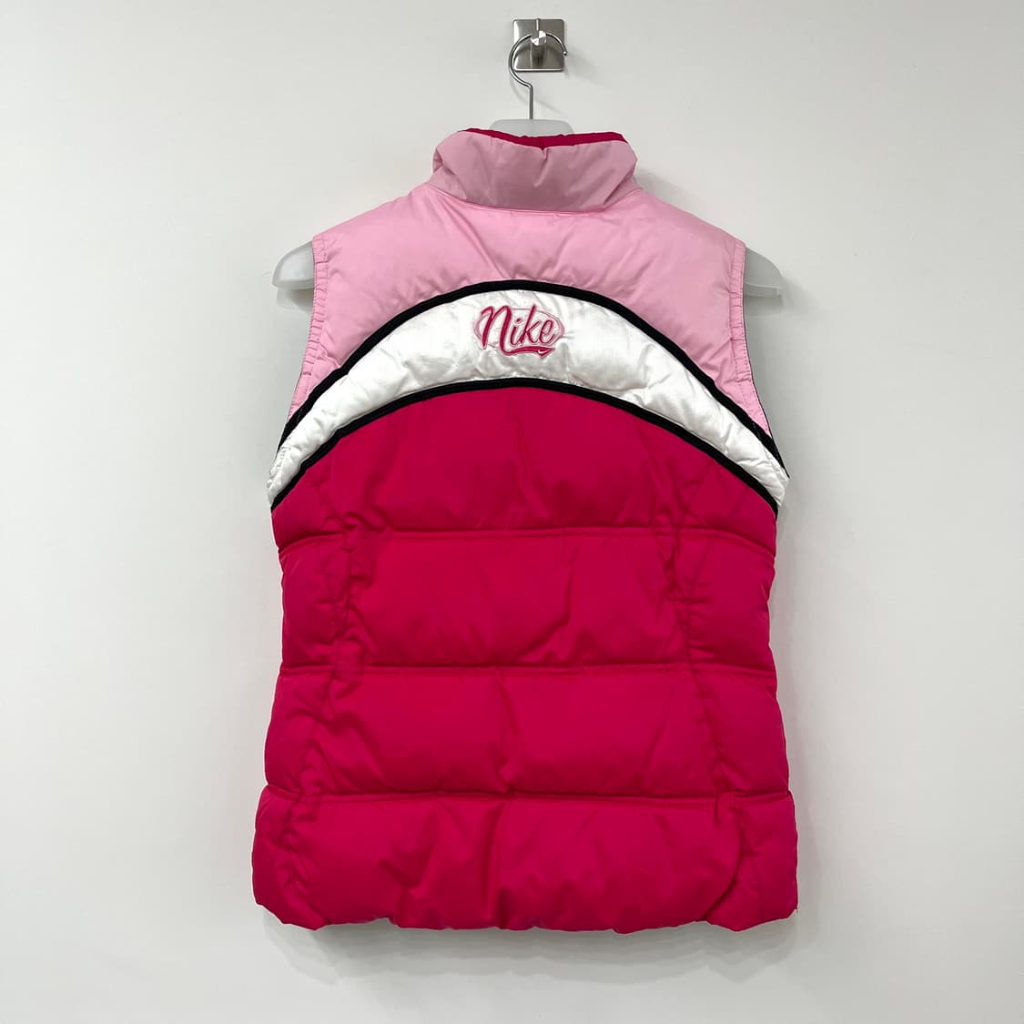 나이키 Y2K 자수로고 핑크 패딩 조끼 상품이미지4