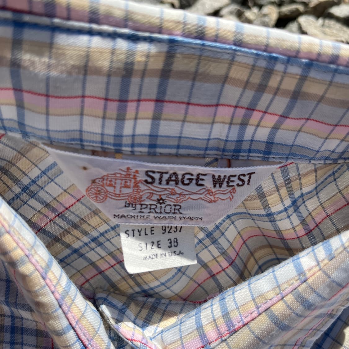 80s Stage West(MADE USA)웨스턴 셔츠 (실측확인) 상품이미지2