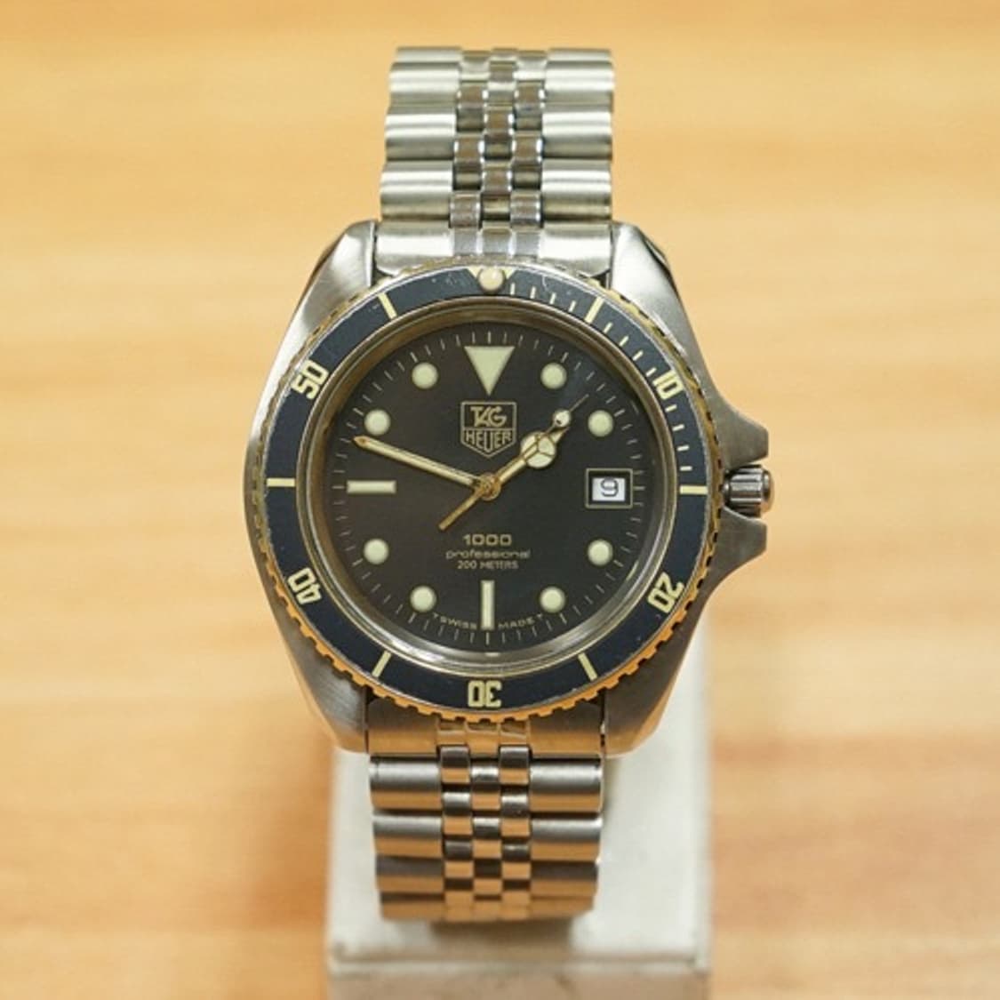 80s 태그호이어 1000 점보사이즈 프로패셔널 200m 콤비 쿼츠 시계 상품이미지1