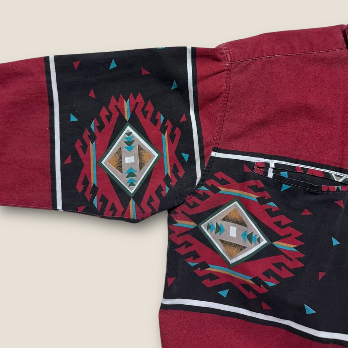 90s 나바호 패턴 웨스턴 셔츠 L 상품이미지6