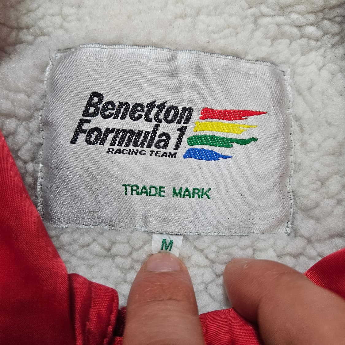 90s 베네통 포뮬러 봄버 자켓 M 상품이미지5