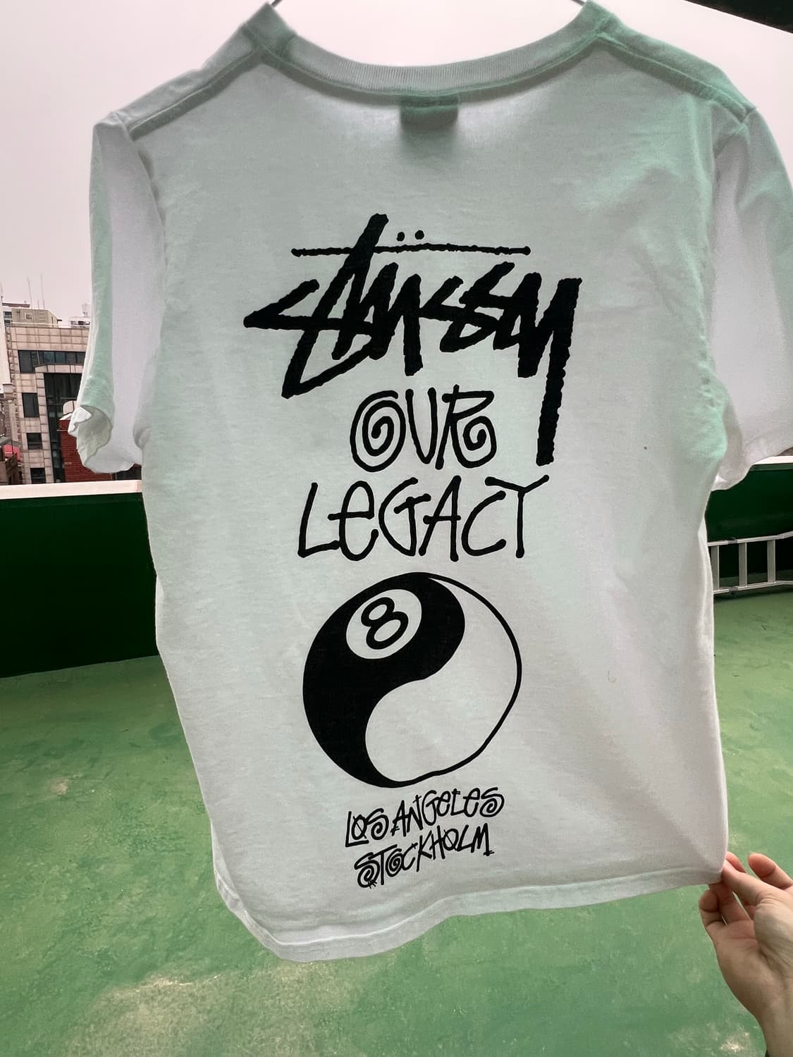 스투시 Our Legacy 반팔 티셔츠 화이트 상품이미지2