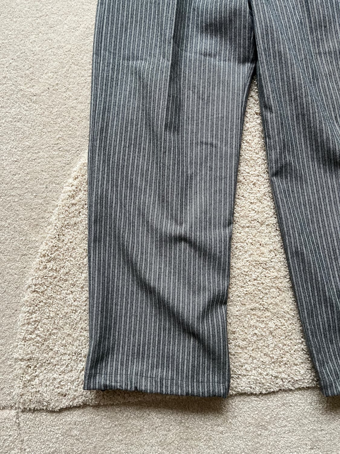 polysoom 스트라이프 이지 와이드 팬츠 (30-34) 상품이미지4