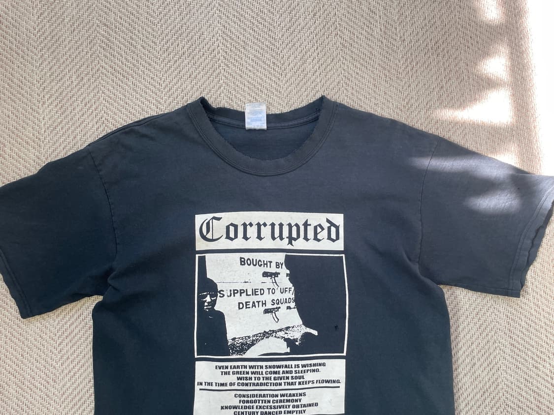 빈티지  Corrupted 더 컬러 오브 더 스카이 밴드티셔츠 상품이미지2