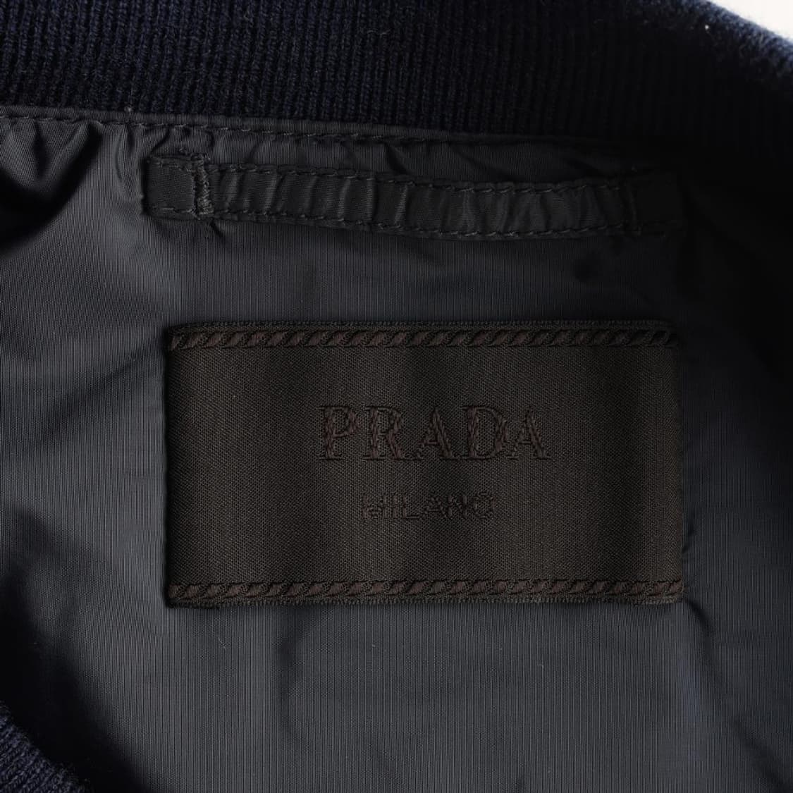 (정품)프라다 로고 네이비 퀼팅 패딩 블루종 재킷
 상품이미지6