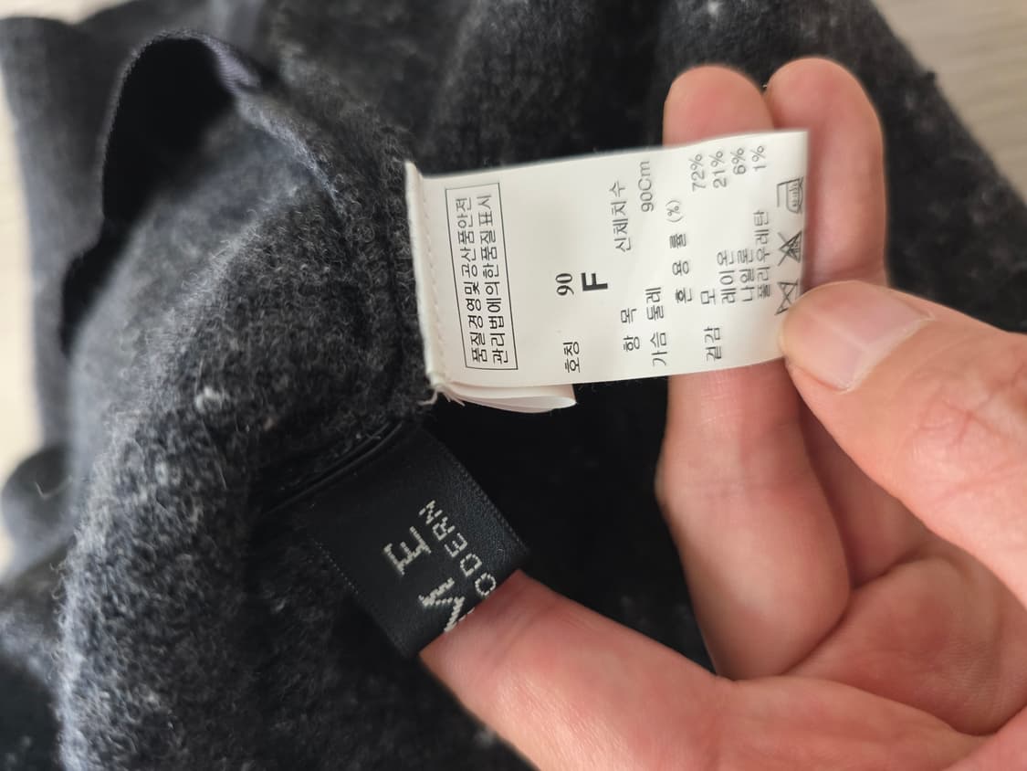 타임 도톰 부드러운 울100% 아방소매 원피스 상품이미지10