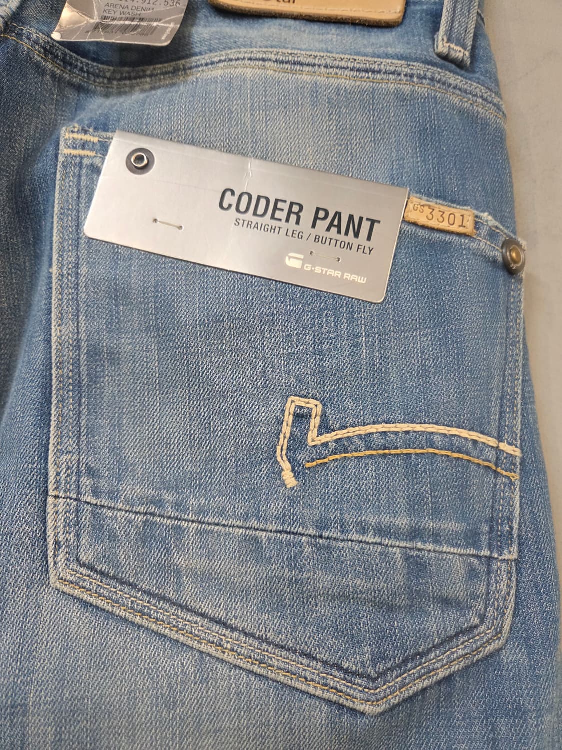 G-Star Raw 3301 데님 청바지(W28/L32)남여공용 상품이미지6