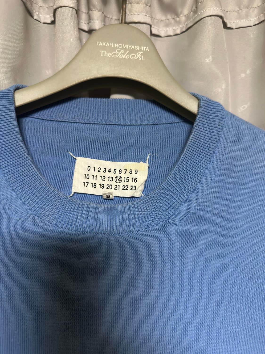 마르지엘라 가죽 엘보우 패치 니트 상품이미지3