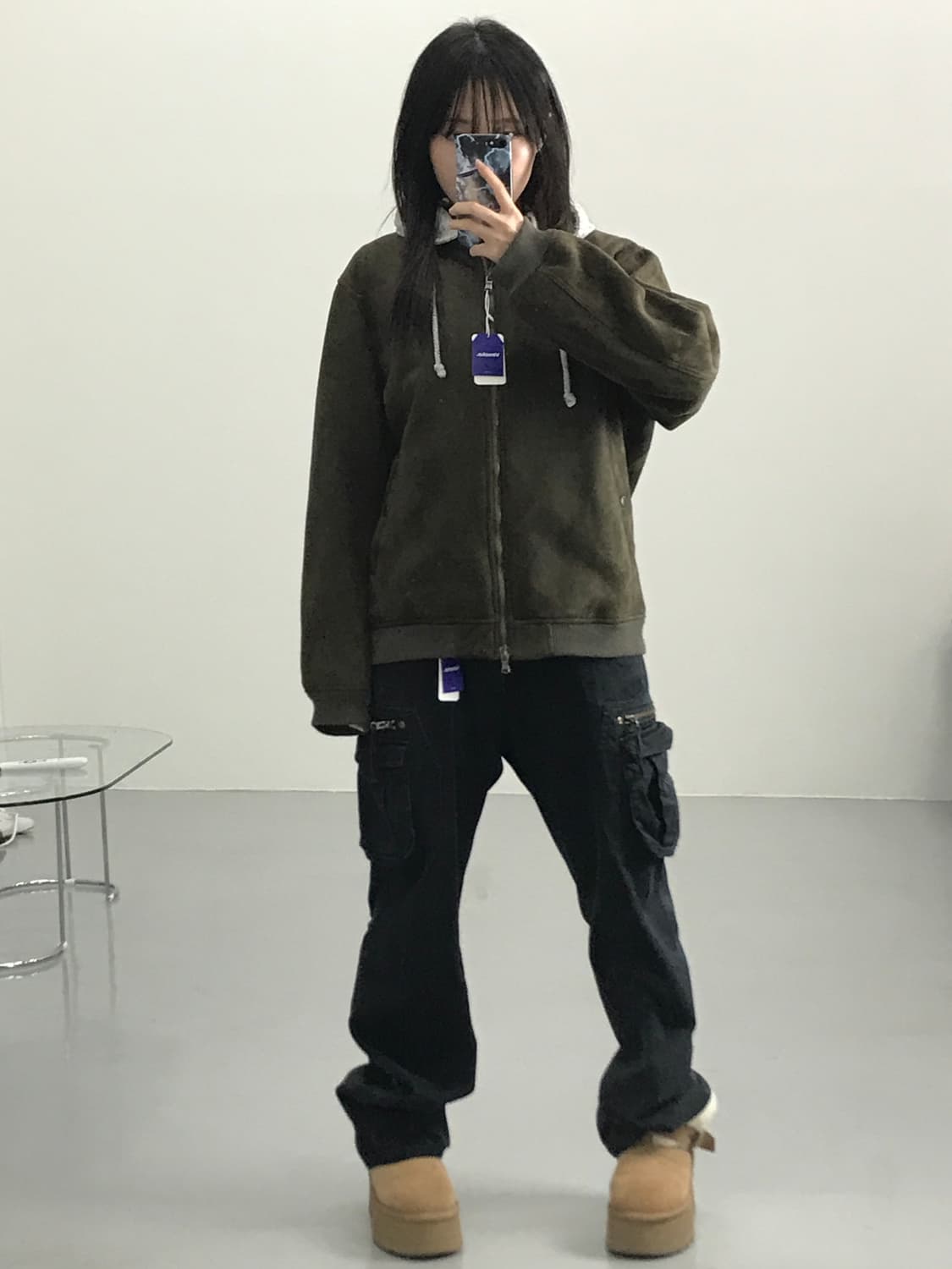 포원세븐 에디피스 레더 스웨이드 봄버 자켓 상품이미지1