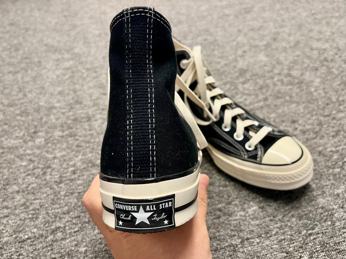 [260] 컨버스 척테일러 70s 블랙 하이  상품이미지5