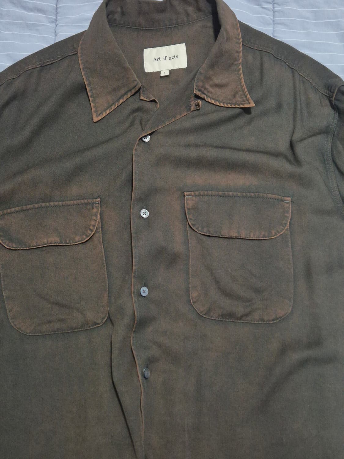 아트이프액츠 Tencel Two Pocket Half shirt L 상품이미지9