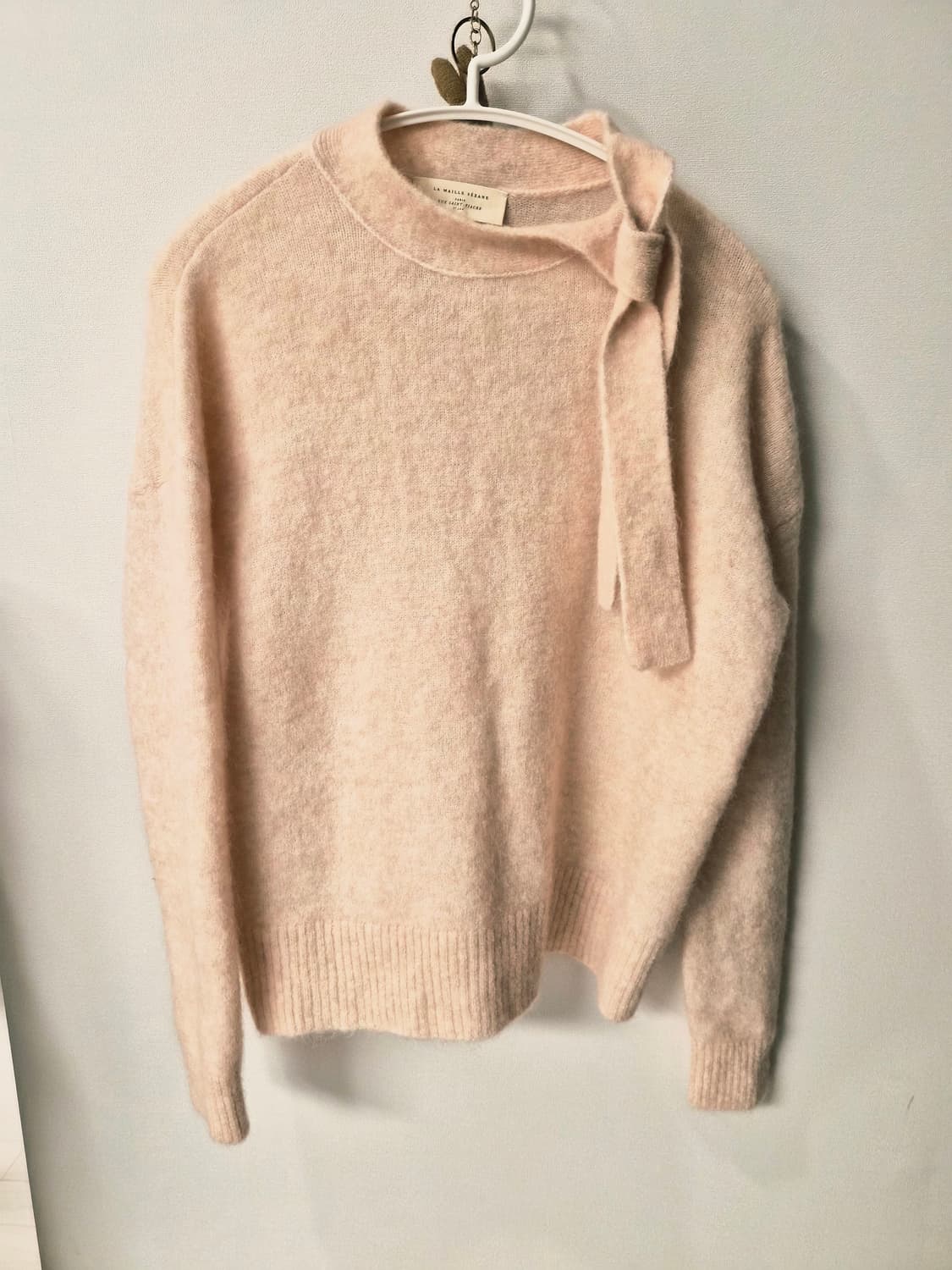 [정품] 새상품세잔  SEZANE 리본 타이 모헤어 메리노 울 니트 상품이미지2