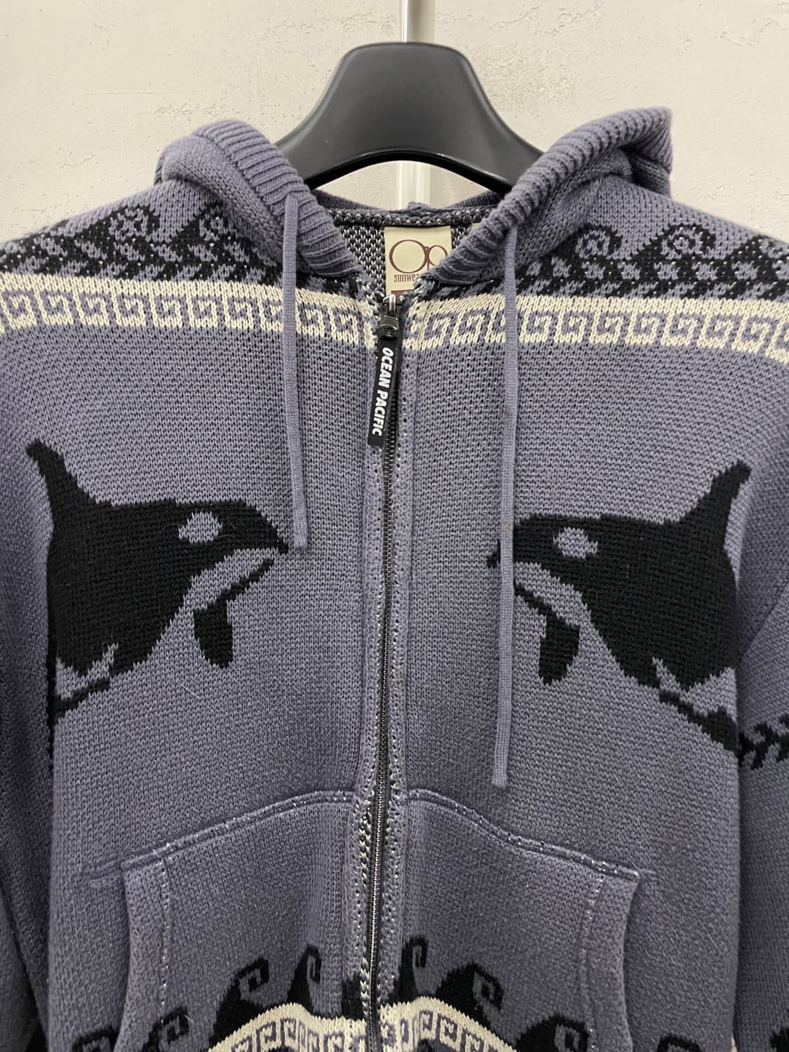 오션퍼시픽 오르카 니트 집 후디 재킷 상품이미지3