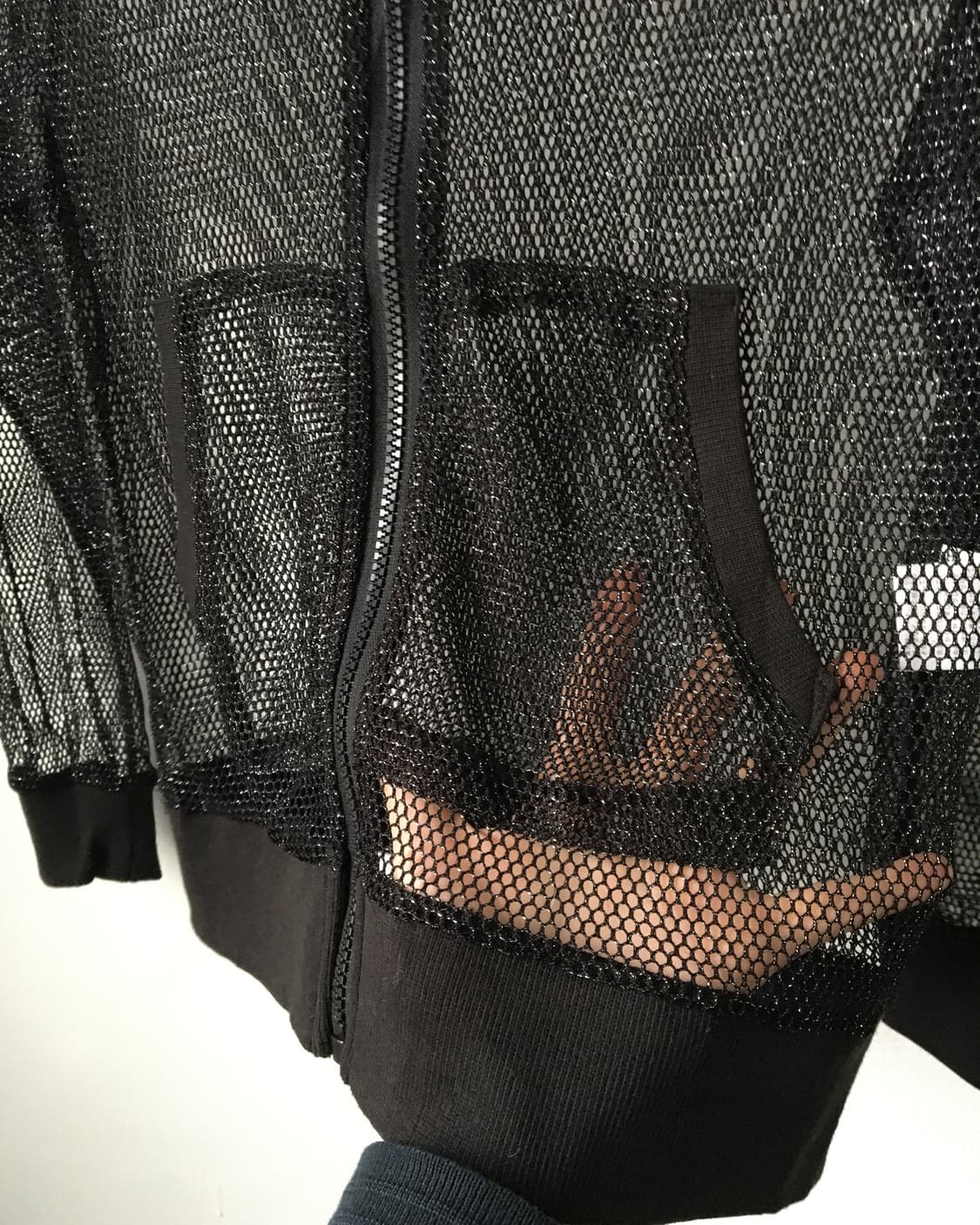 Net glitter hood zip up 상품이미지4