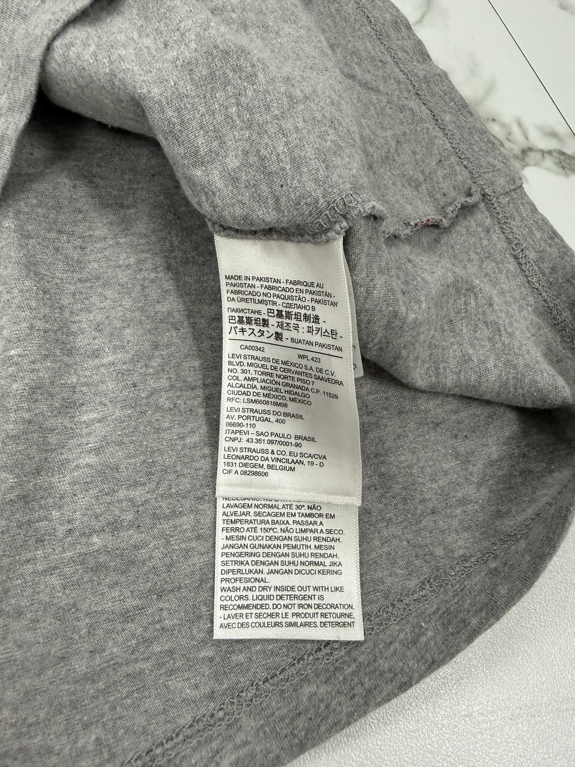Levi's 리바이스 BIG E 박스로고 반팔 티셔츠 상품이미지4